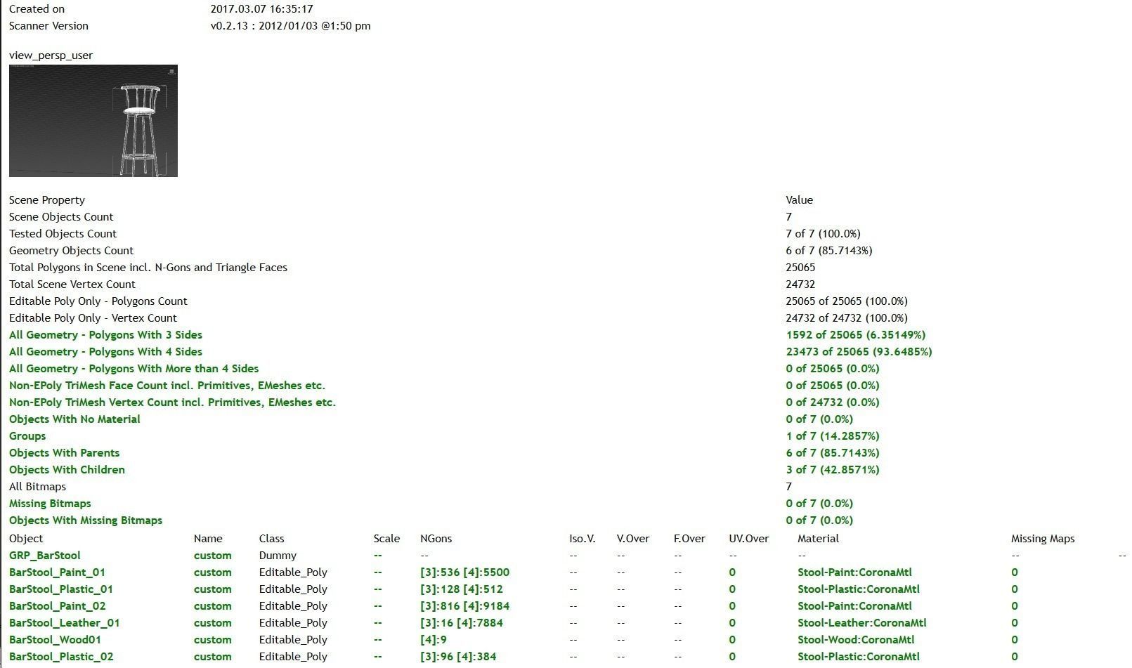 Bar Stool 3D model_13