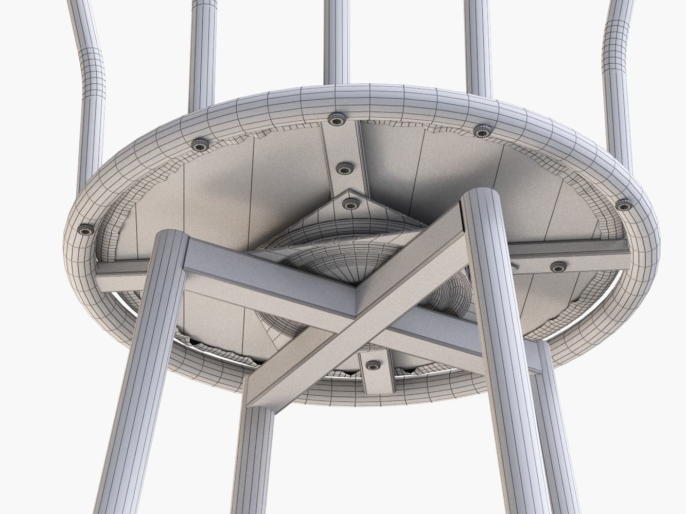 Bar Stool 3D model_11