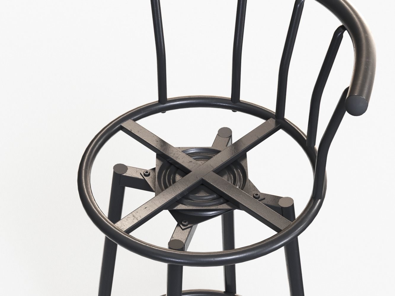 Bar Stool 3D model_4