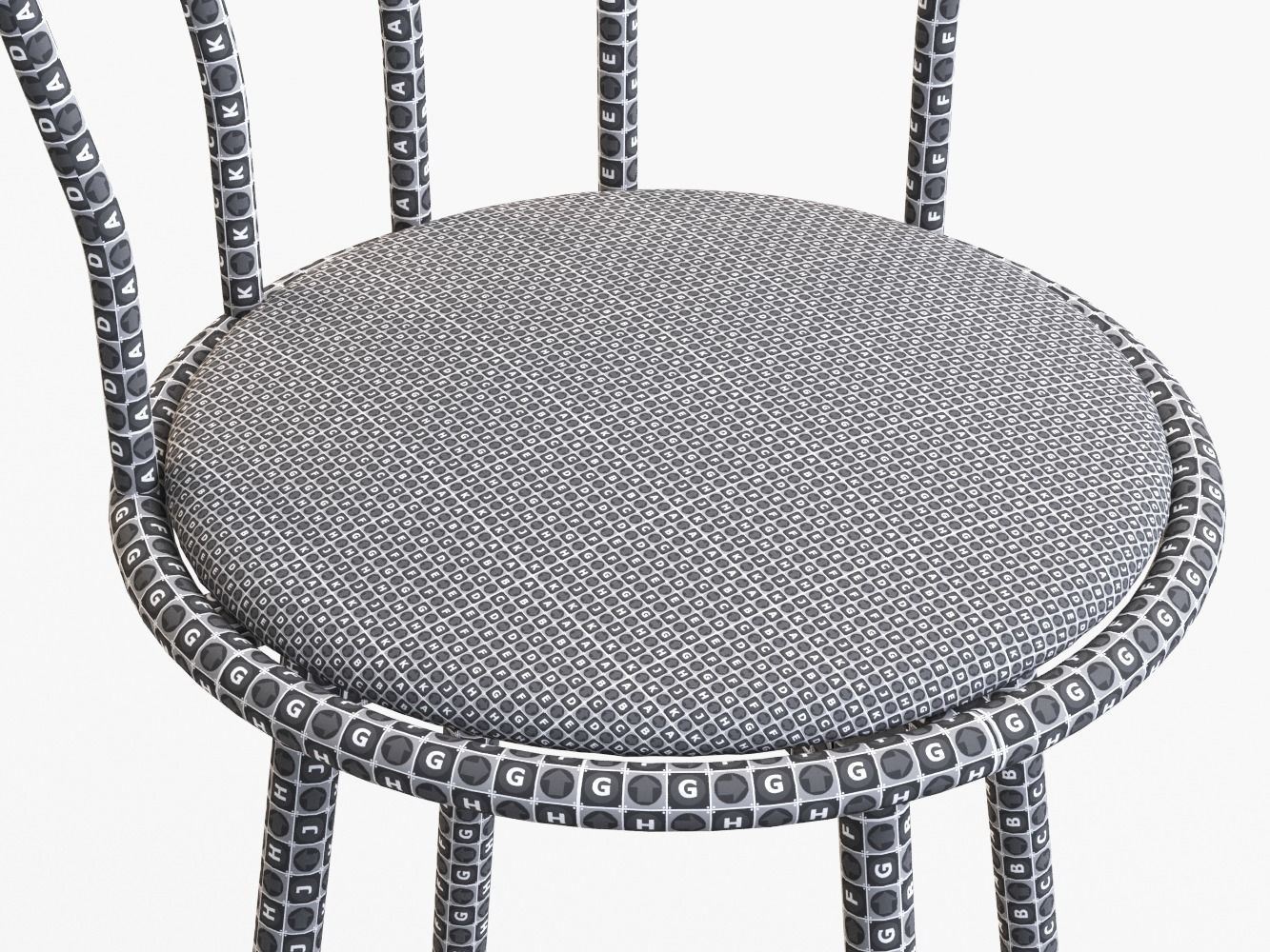 Bar Stool 3D model_10