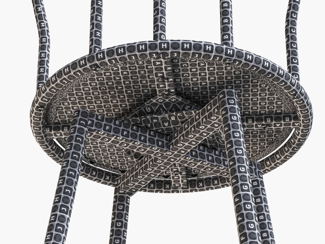 Bar Stool 3D model_12