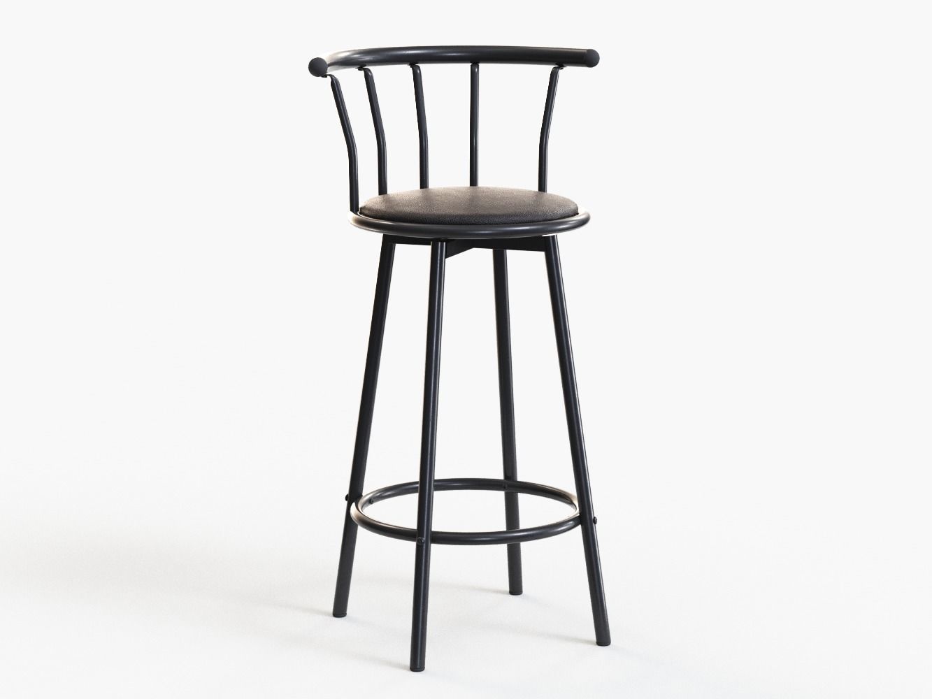 Bar Stool 3D model_0