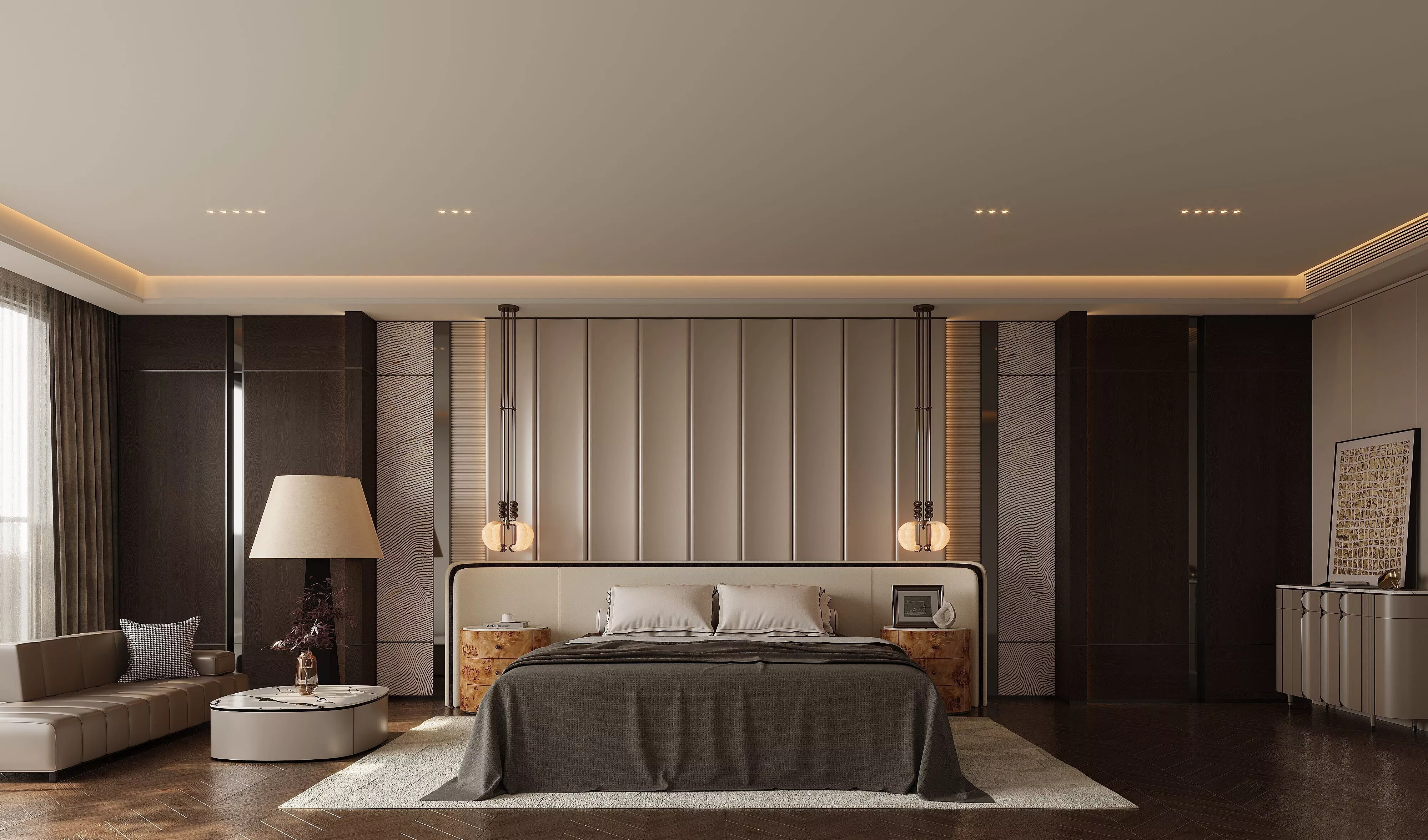 Bedroom interior scenes 3D model
