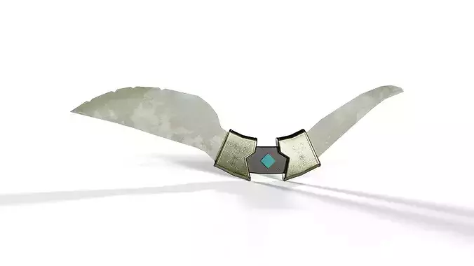 Ancient Double Curved Dagger