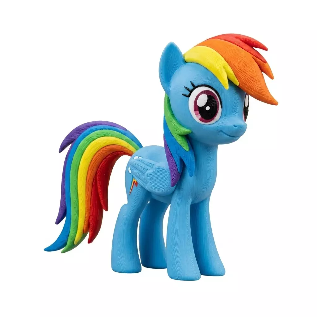 Rainbow dash little pony 3D print model