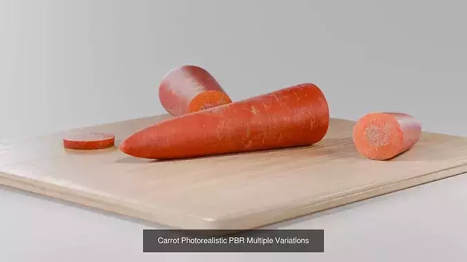 Photorealistic Fruit and Vegetable Pack  PBR High and Low Poly 6
