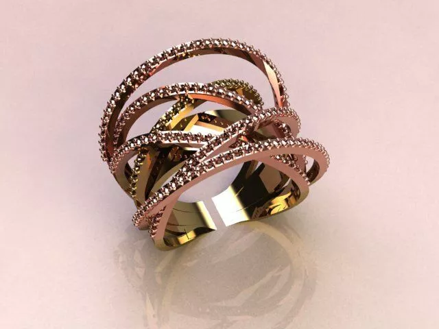 73 Anatolian Ladies Rings Professional 3DM Source Library 3D print model
