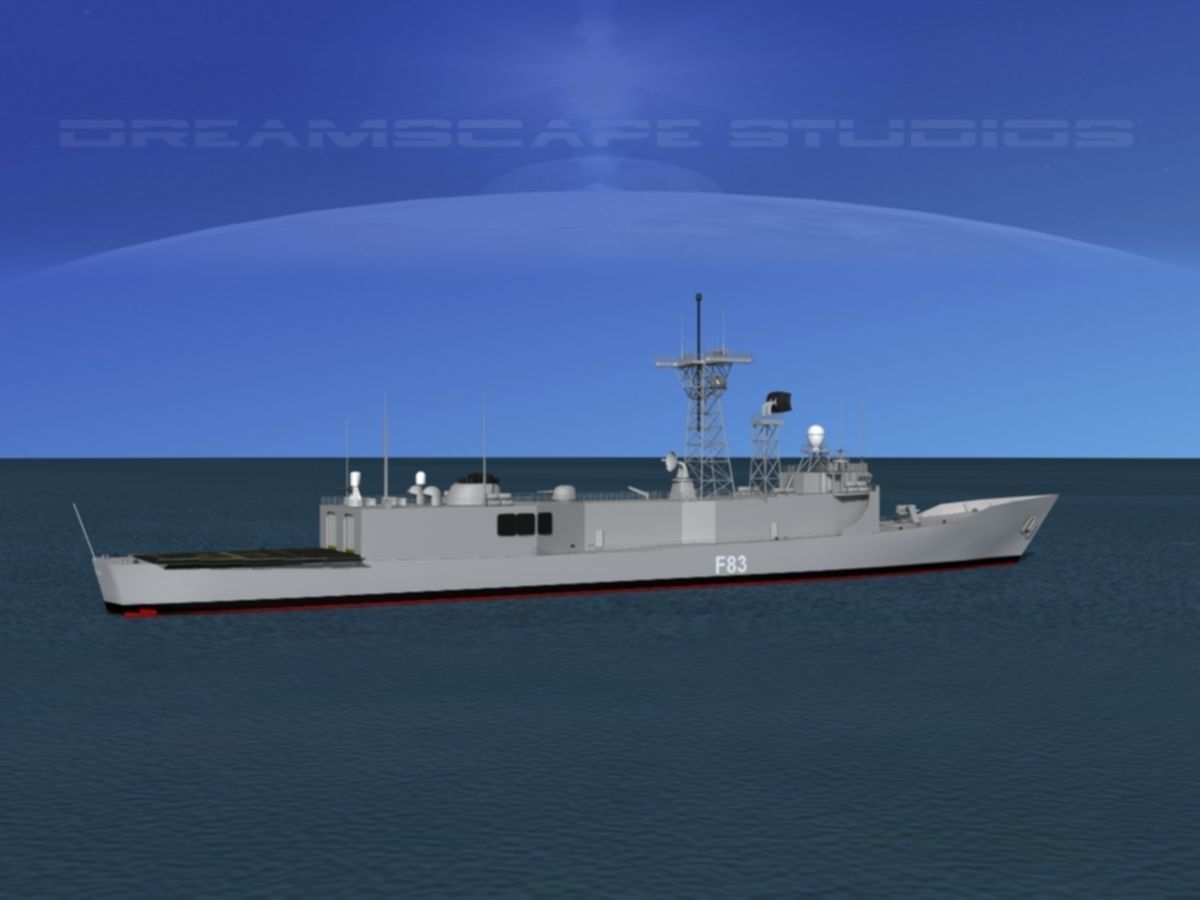 Spanish Frigate Numancia F83 3D model_2