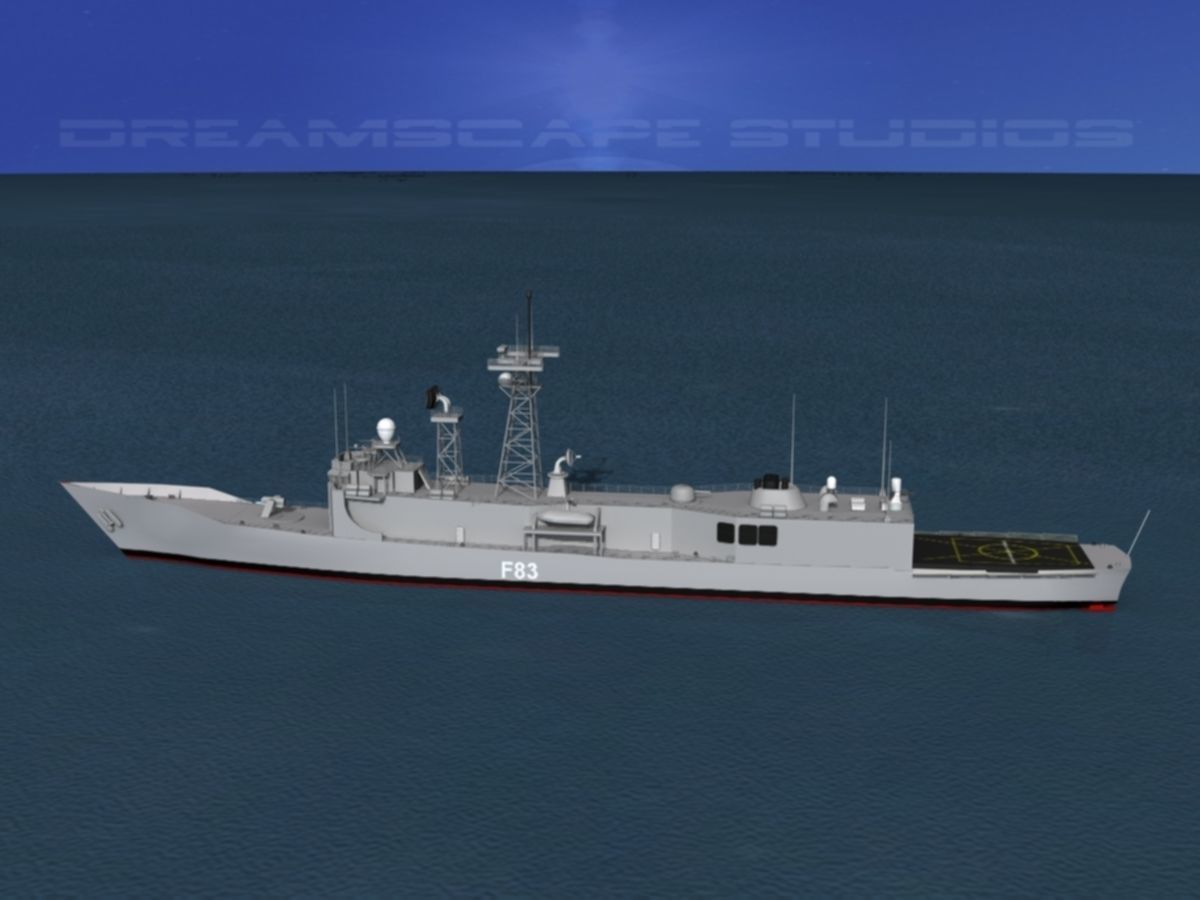 Spanish Frigate Numancia F83 3D model_5