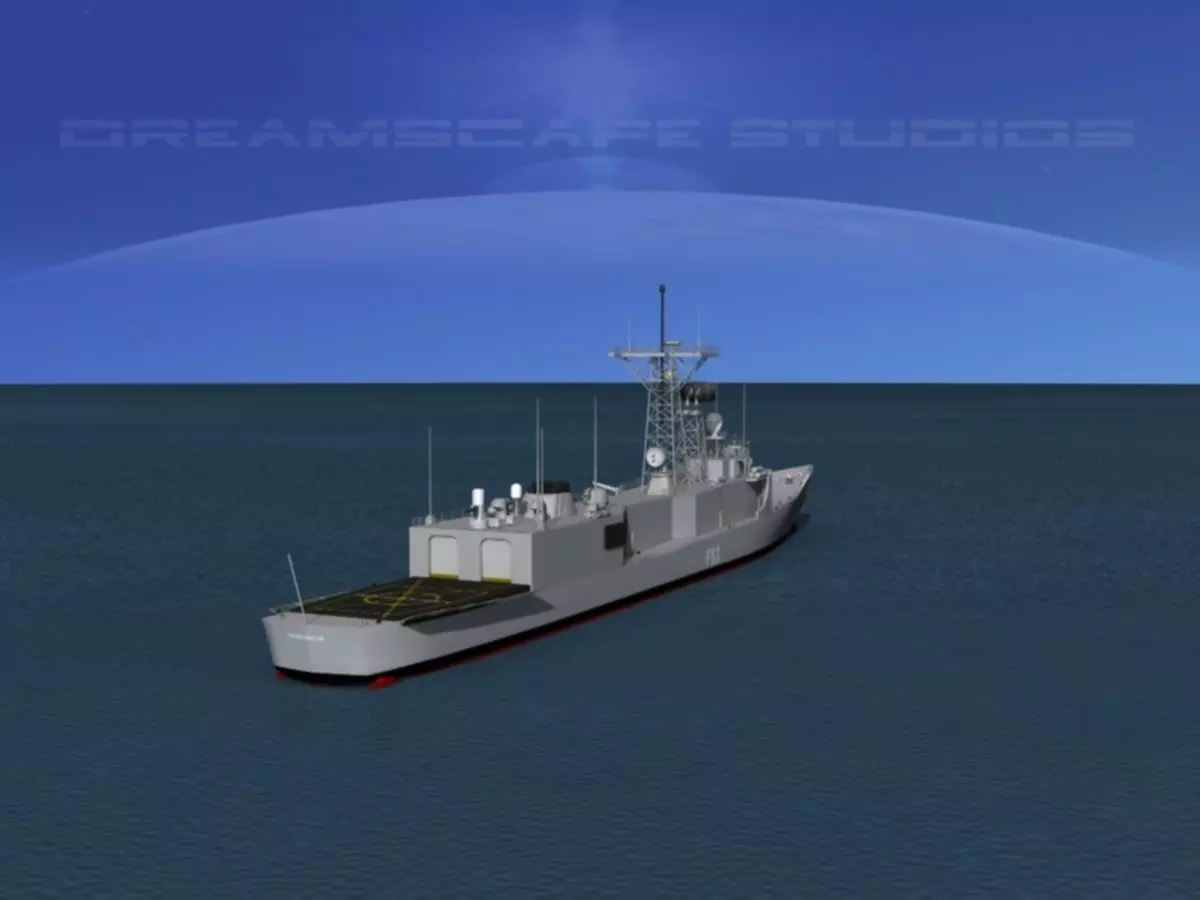 Spanish Frigate Numancia F83 3D model_0
