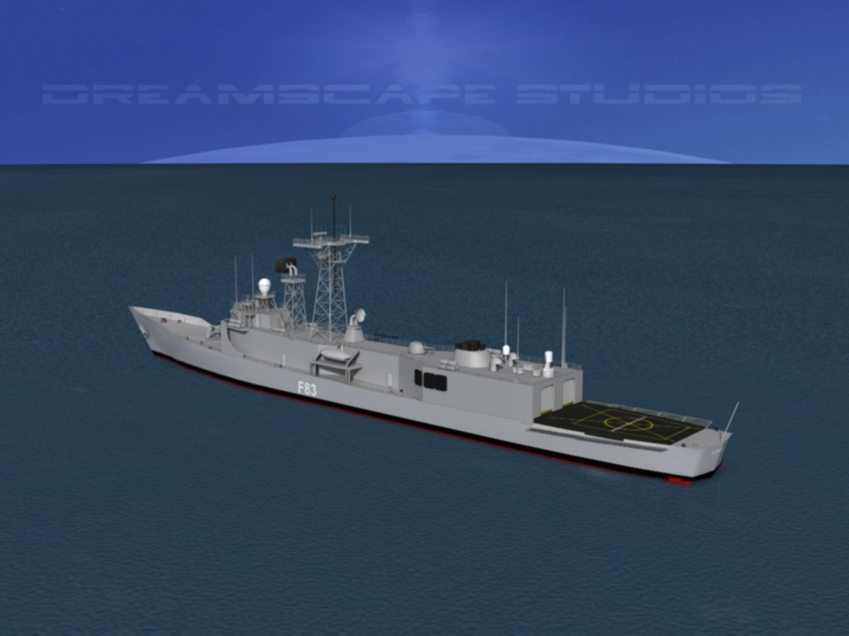 Spanish Frigate Numancia F83 3D model_4
