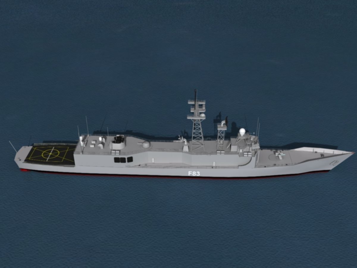 Spanish Frigate Numancia F83 3D model_10