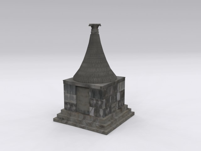 funeral chamber Free low-poly 3D model_1
