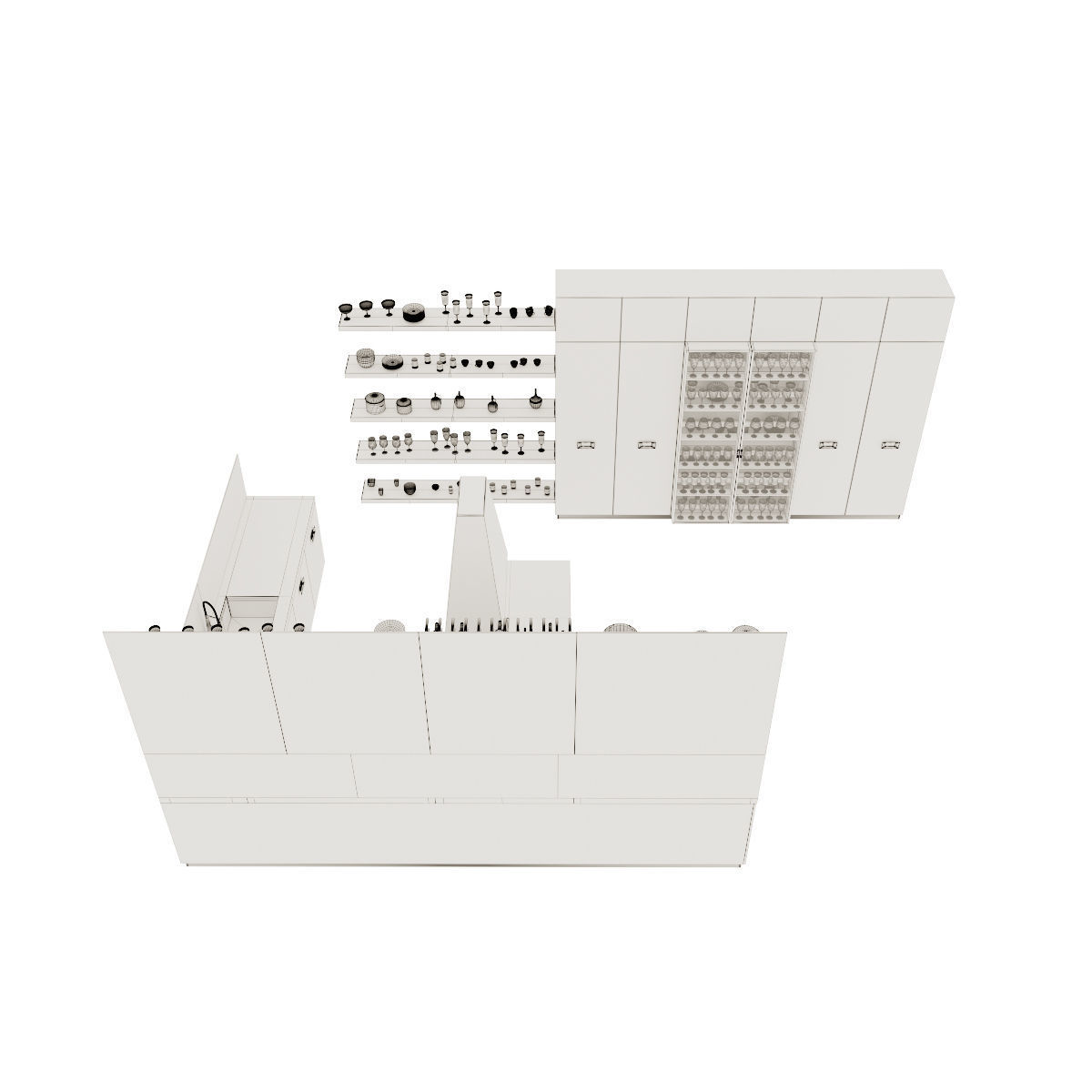 Kitchen Barrique Icon Book 3D model_6