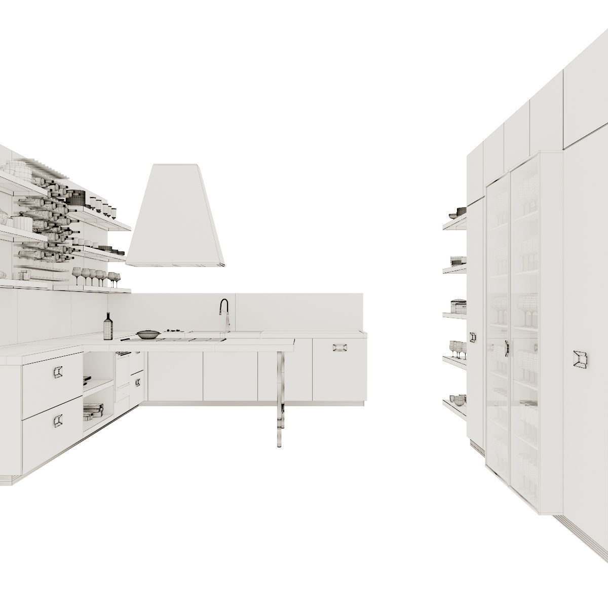 Kitchen Barrique Icon Book 3D model_4