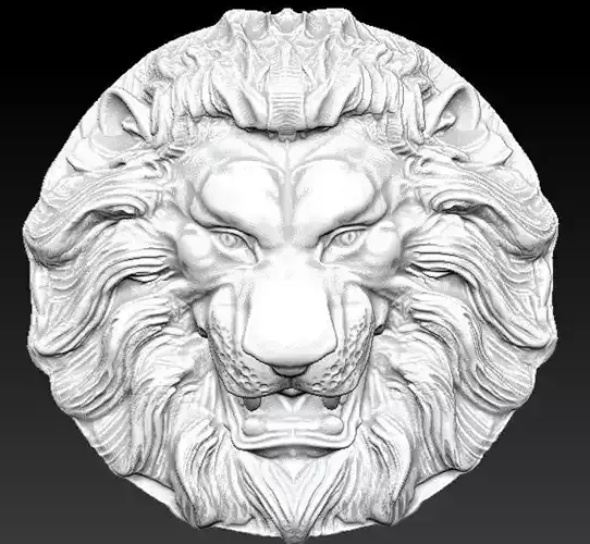 lion gerb 3D print model