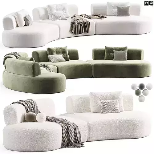Bon Bon Modular Sofa 3D model