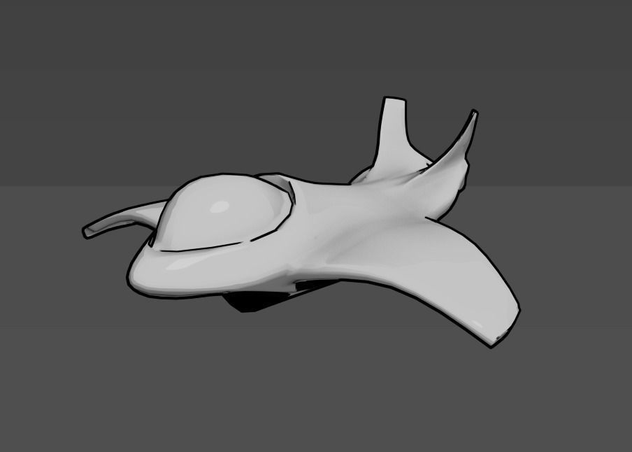 Space shuttle Free low-poly 3D model