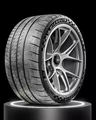 MICHELIN Pilot Sport CUP 2 R 335 30 R21 3D model 6