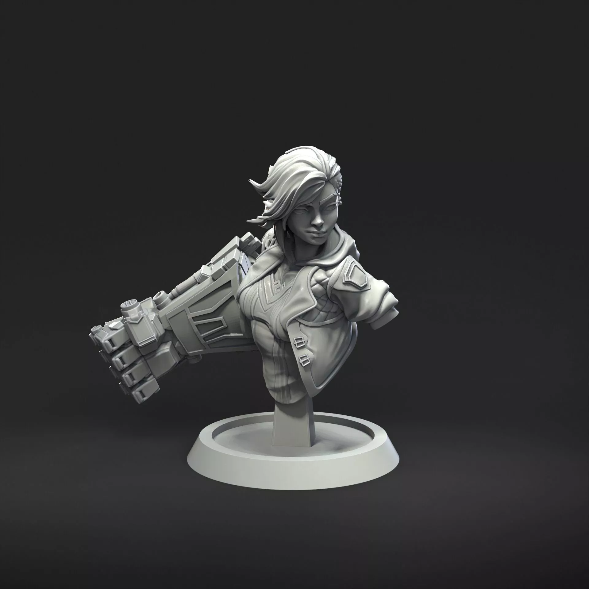 VI arcane bust 3D print model