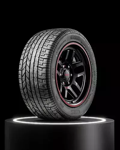 Pirelli P Zero Asimmetrico  225 50 ZR15 3D model 6