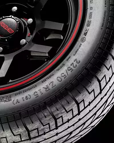 Pirelli P Zero Asimmetrico  225 50 ZR15 3D model 3