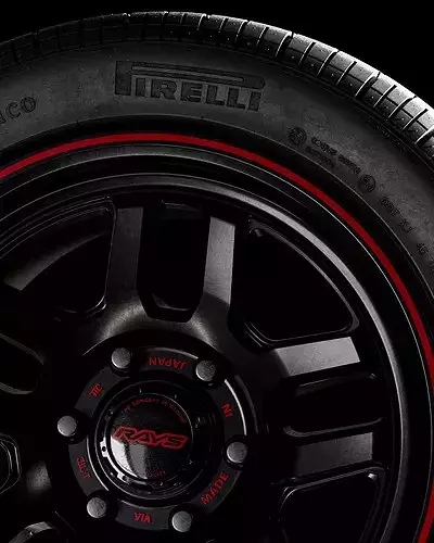 Pirelli P Zero Asimmetrico  225 50 ZR15 3D model 4