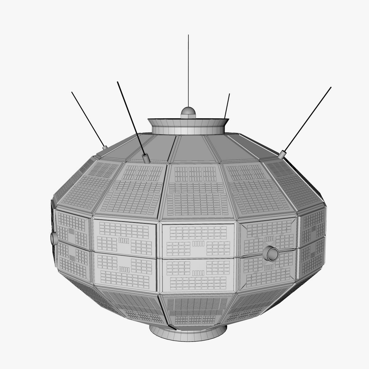 Aloutte 3D print model_4