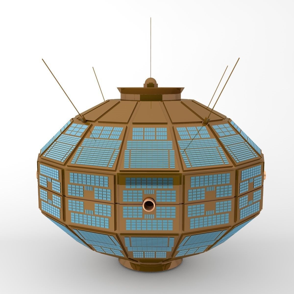 Aloutte 3D print model_3