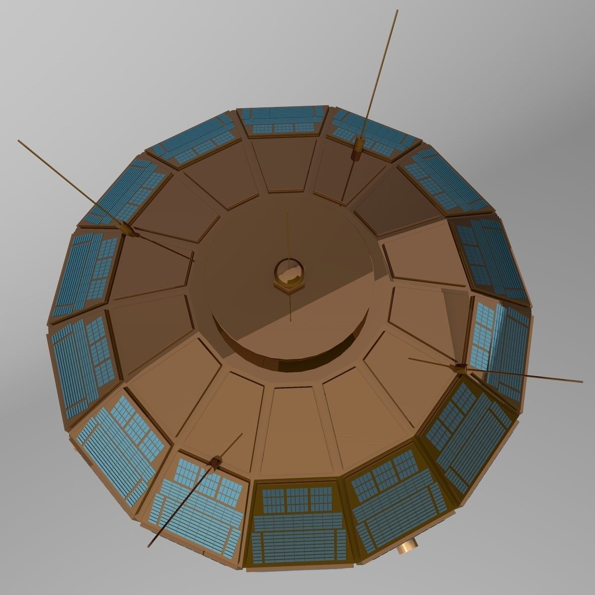 Aloutte 3D print model_6