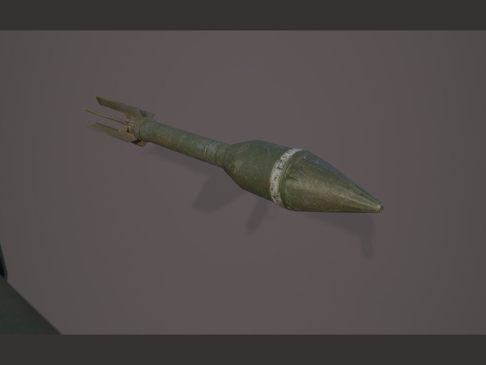 World War II - M1A1 Rocket Launcher - PBR and Game Ready Low-poly 3D model_11