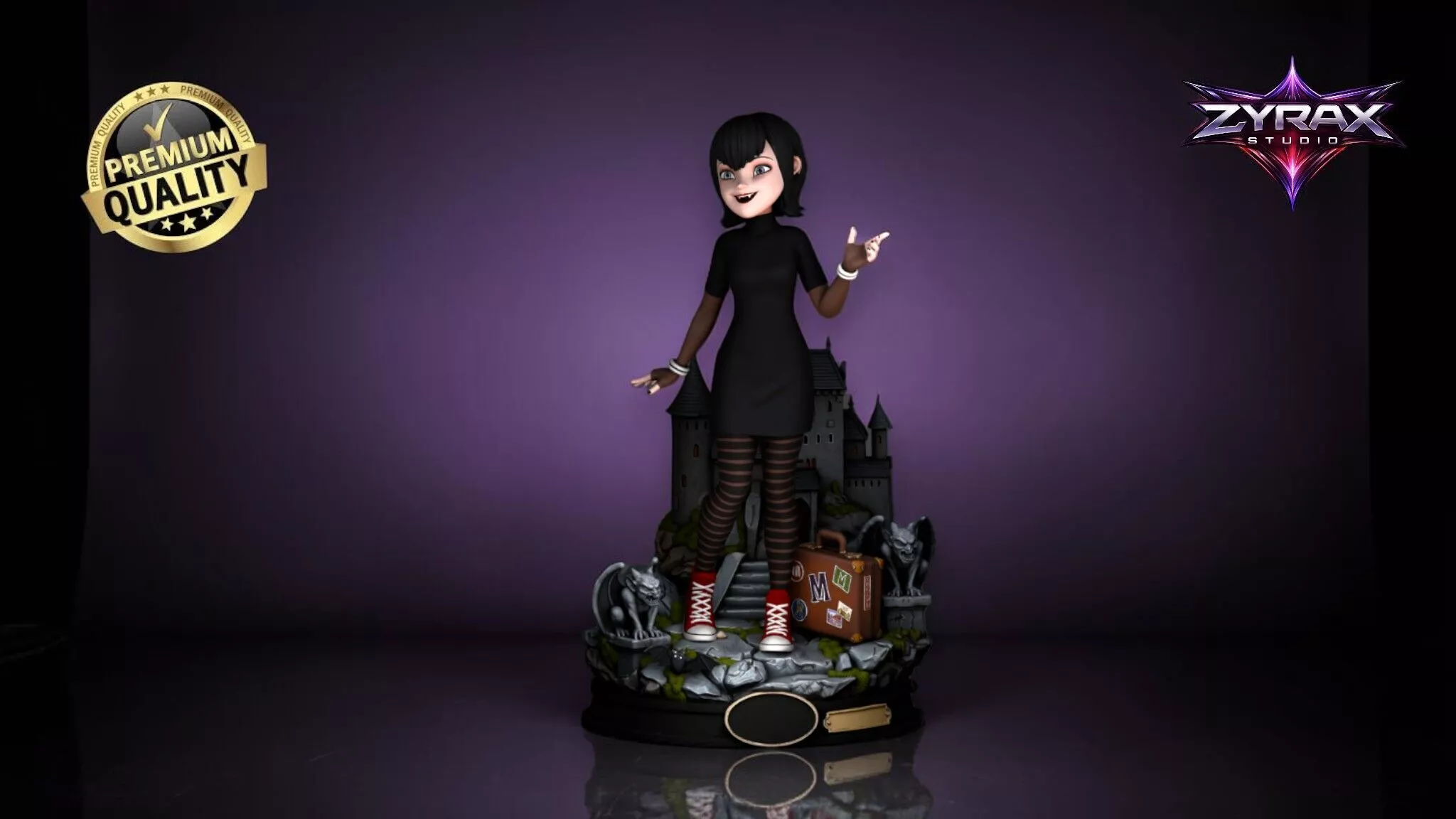 Mavis Dracula STL Hotel Transylvania Figure 3D Print Collector 3D print model