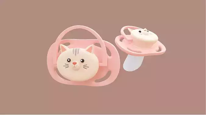 Cute Cat Baby Pacifier 