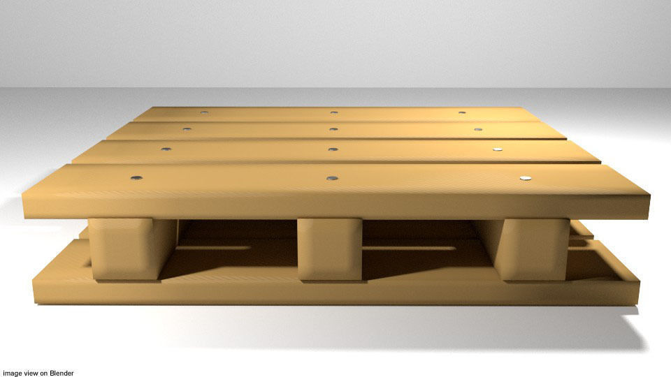 Pallet - Type 1 3D model_1