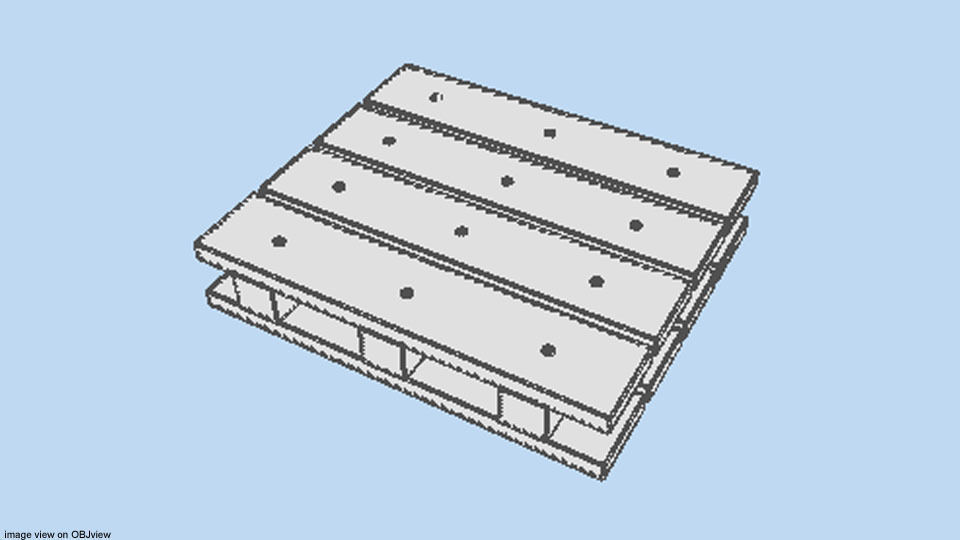 Pallet - Type 1 3D model_4