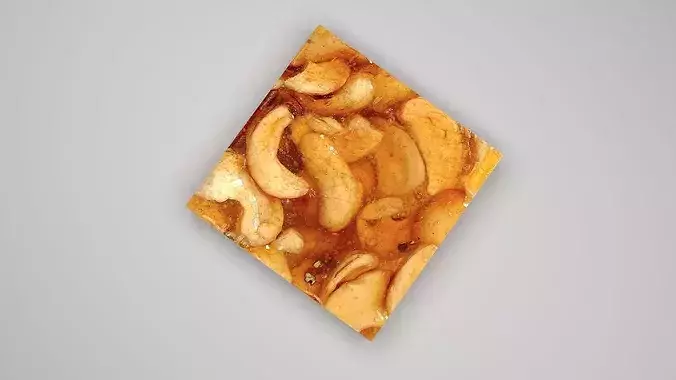 Cashew Chikki 3D model 3