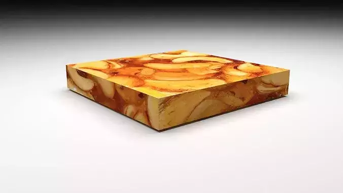 Cashew Chikki 3D model 4