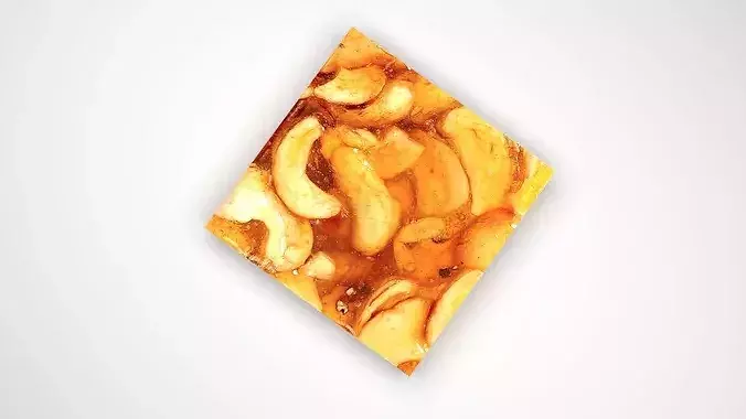 Cashew Chikki 3D model 2
