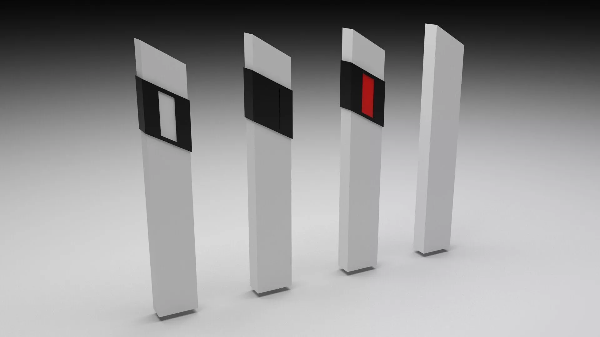 Highway Cable Barriers 3D model
