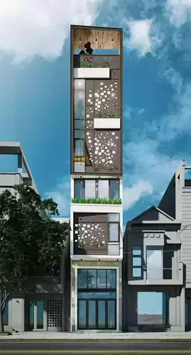 BamBoo House 3D model