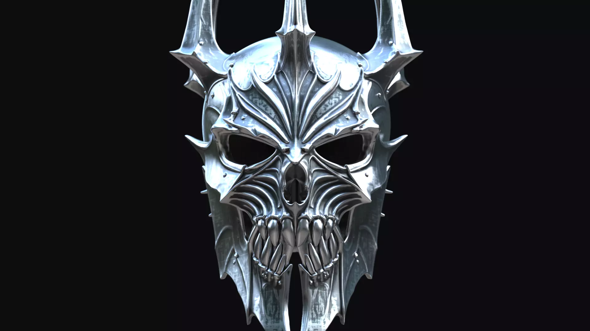Ossaron Crown Helmet 3D print model