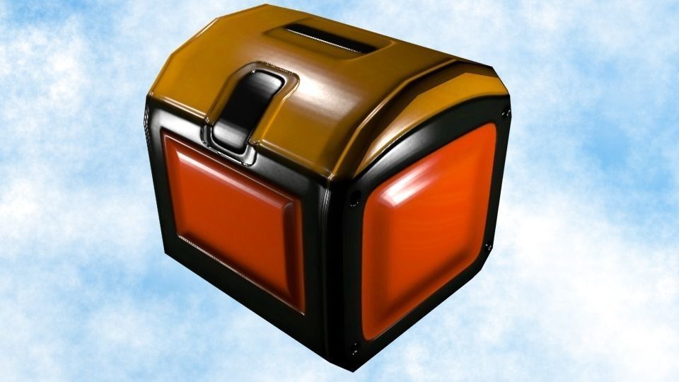 Low-Poly Resource Chest Pack Low-poly 3D model_7