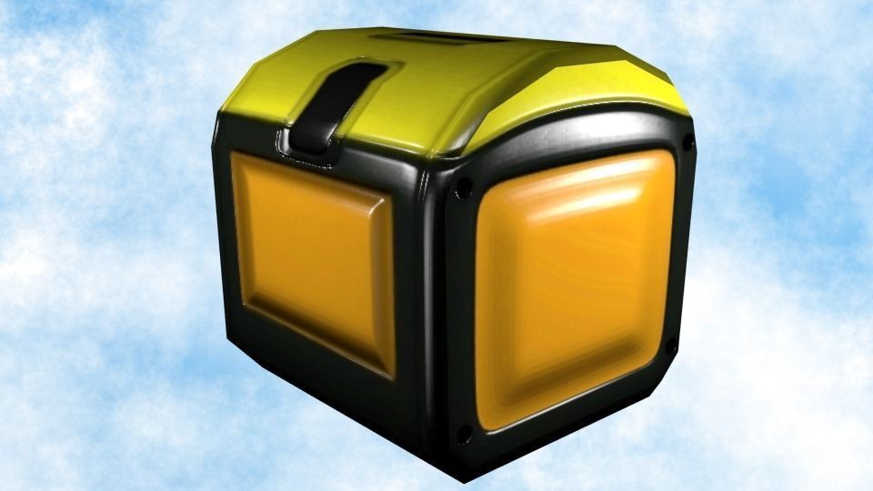 Low-Poly Resource Chest Pack Low-poly 3D model_6