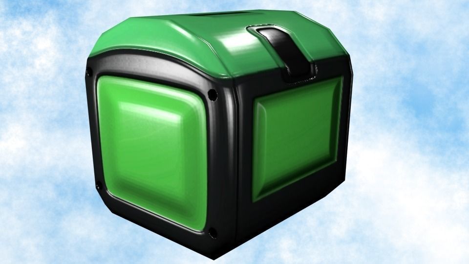 Low-Poly Resource Chest Pack Low-poly 3D model_11