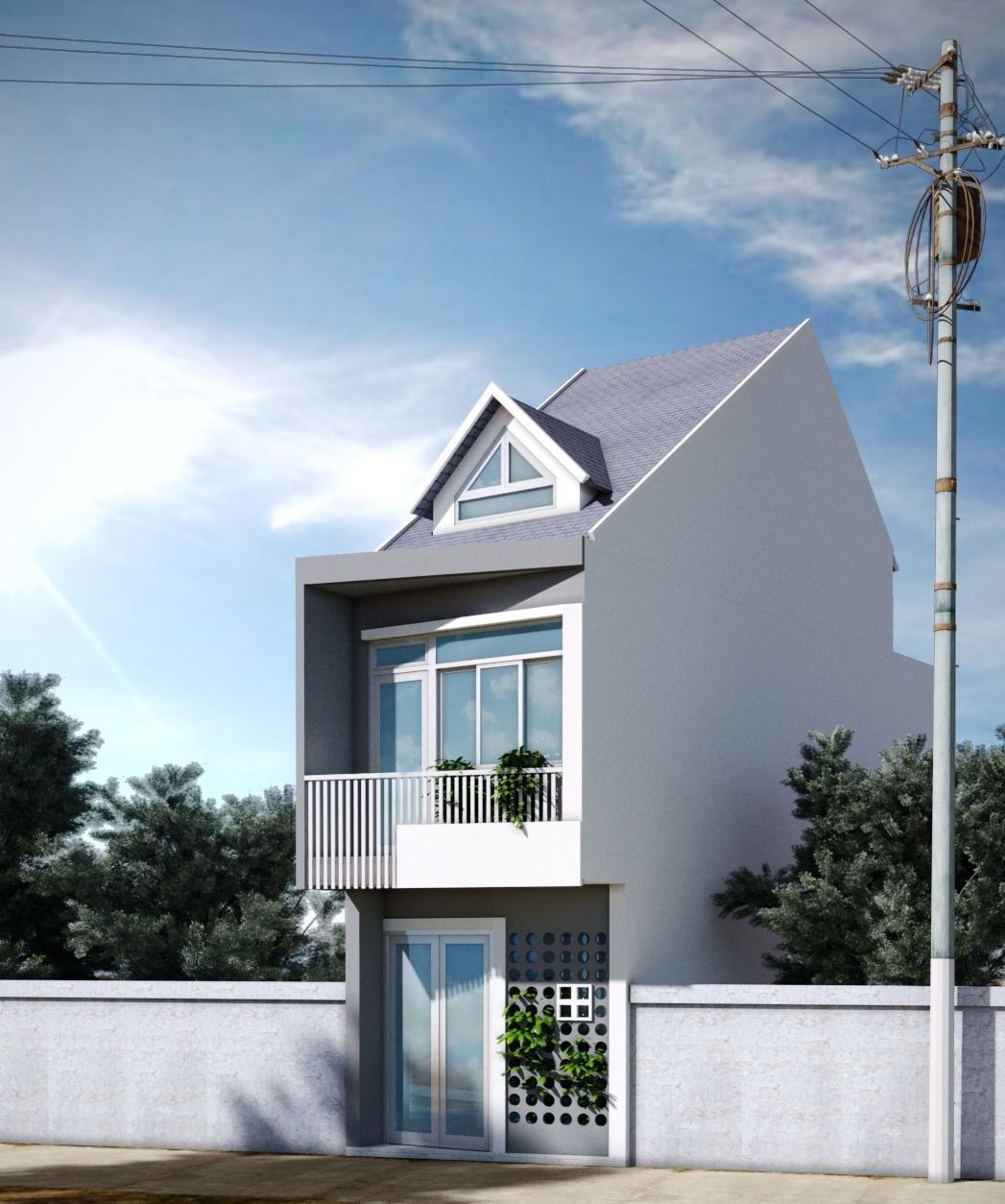 a Small House Free 3D model_1