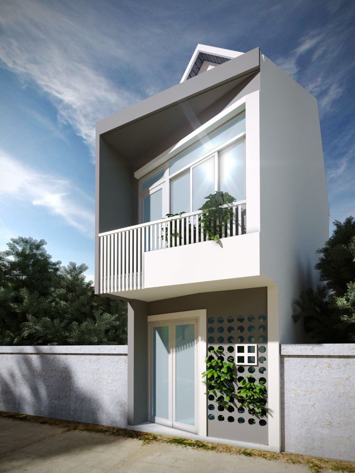 a Small House Free 3D model_2