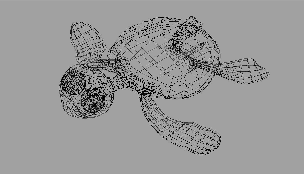 Cartoon Turtle Rigged 3D model_8