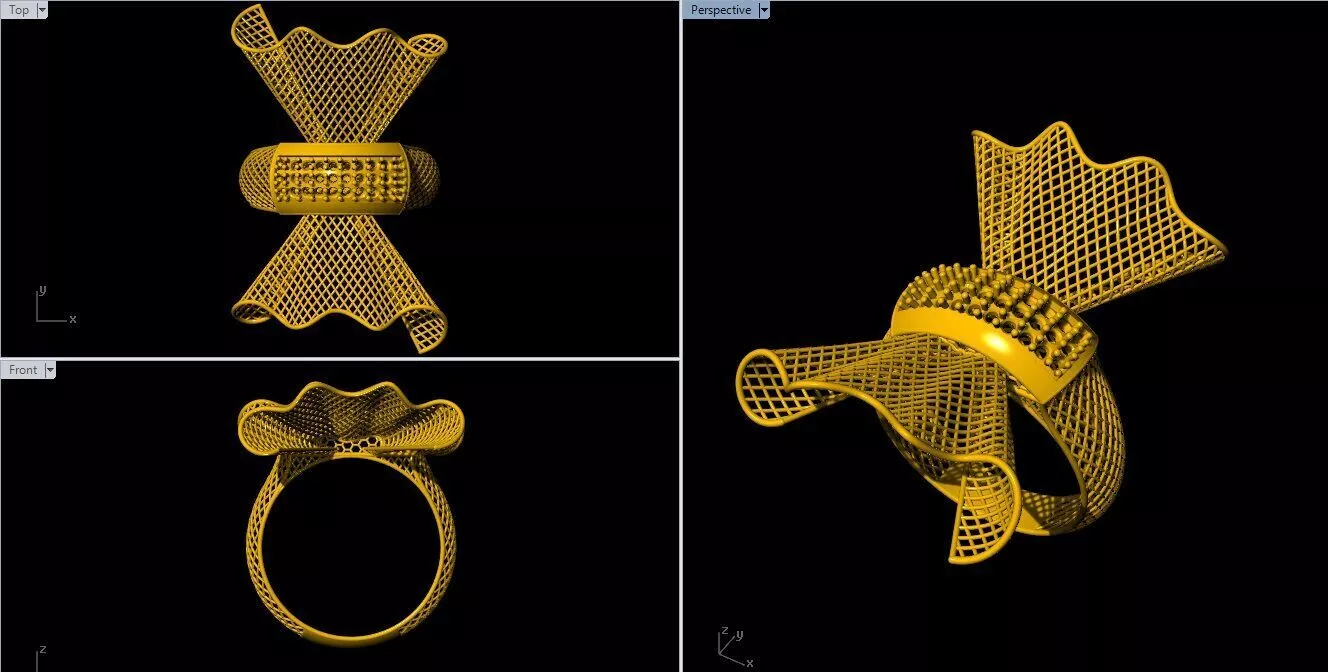 Turkish Ring 3D print model
