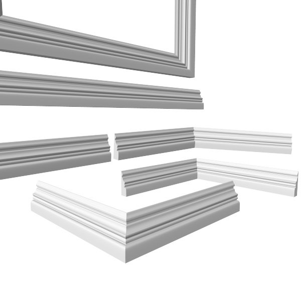 Moulding frame 3D model_1