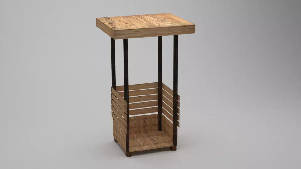 Public Standing Free 3D model